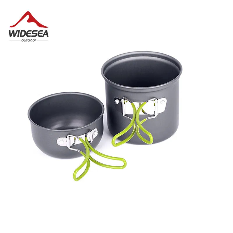 Widesea Ultralight Camping Cooking Utensils Pot Set