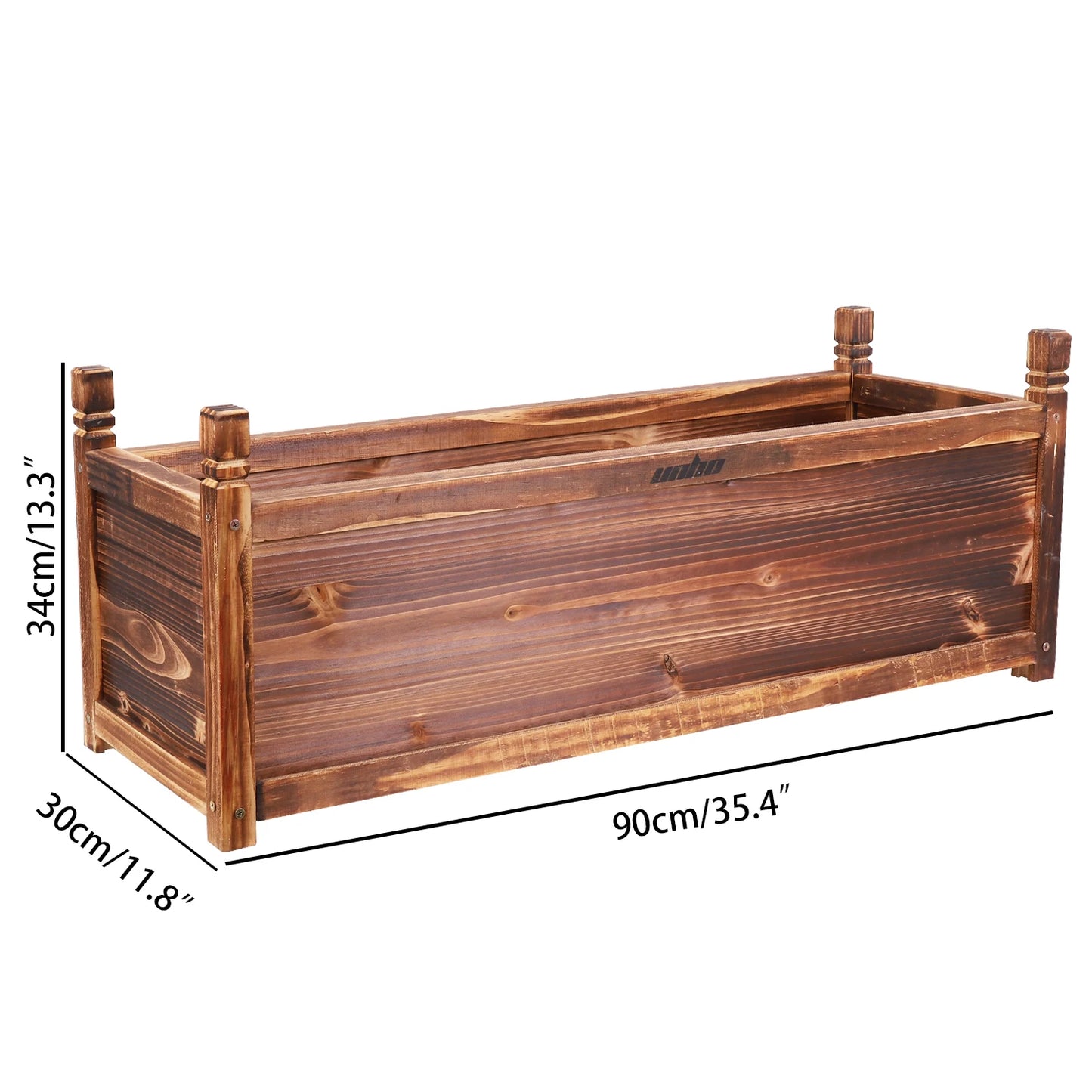 Wooden Raised Planter Bed for Indoor Outdoor Vegetables