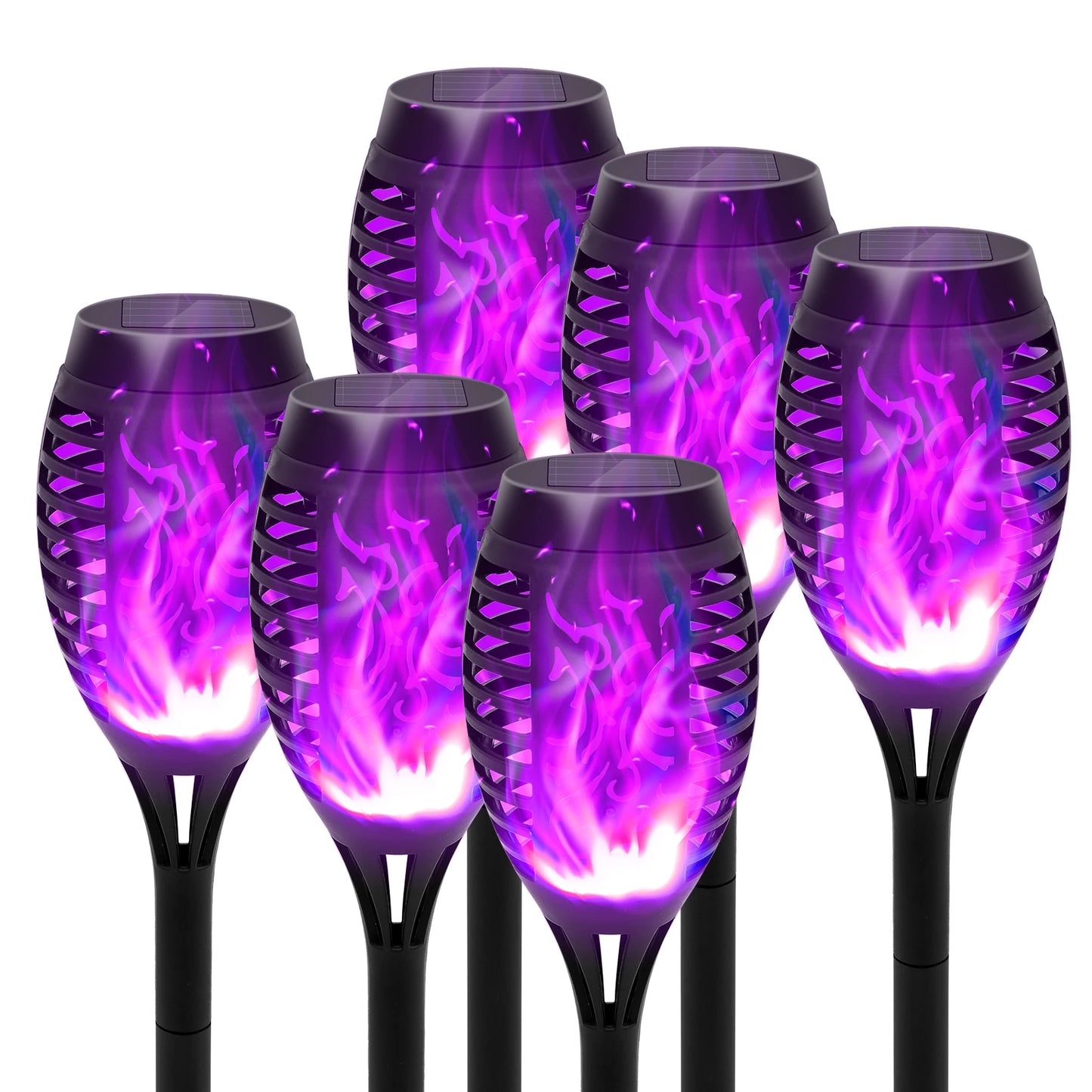 Green Solar Flame Light Outdoor Torch Lamp For Garden Decor