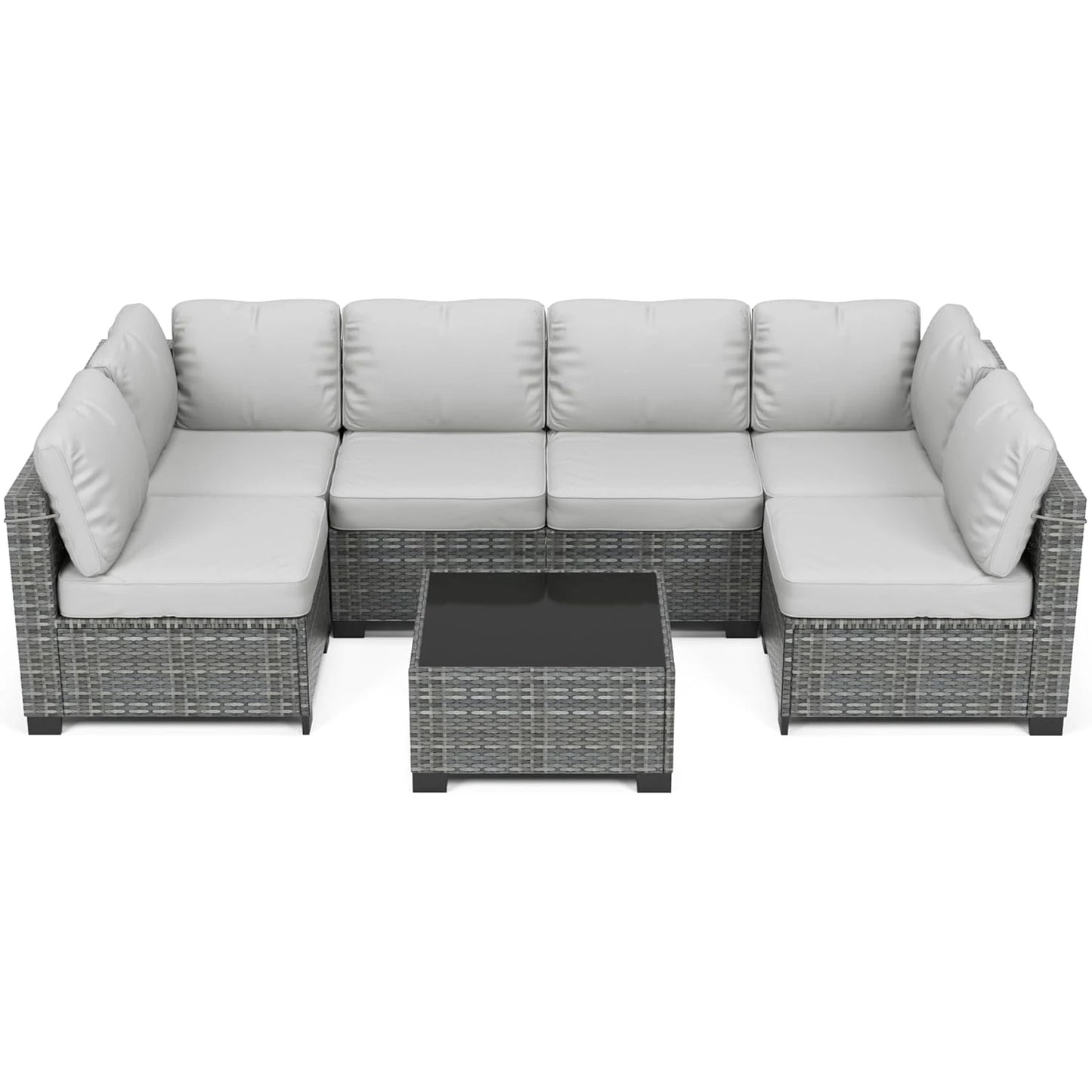 HobbyLane Modular Outdoor Furniture Set For Garden Balcony