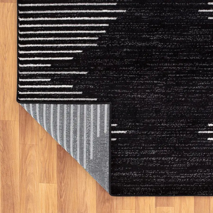 Bohemian Stripe Stain-Resistant Carpet For High Traffic Areas
