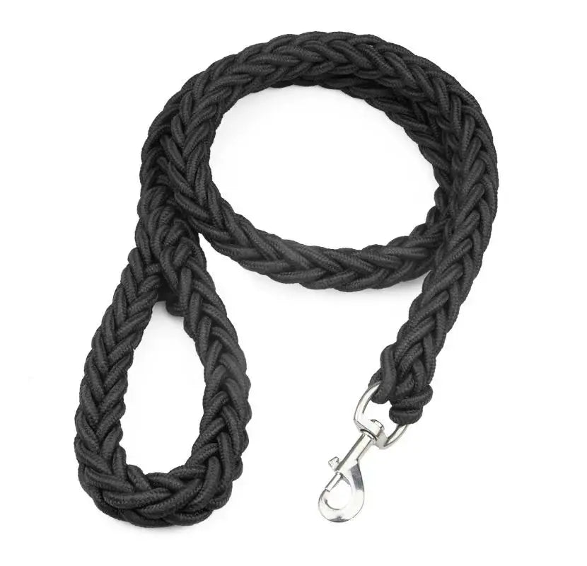 Nylon Braided Dog Leash Traction Rope For Large Breeds