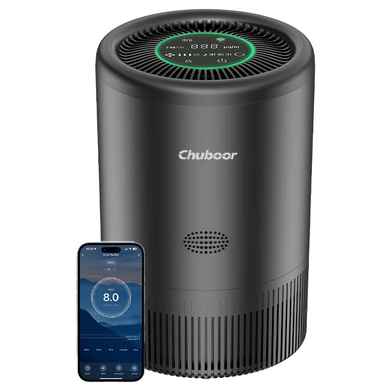 Chuboor Smart Air Purifier HEPA With App Alexa Control