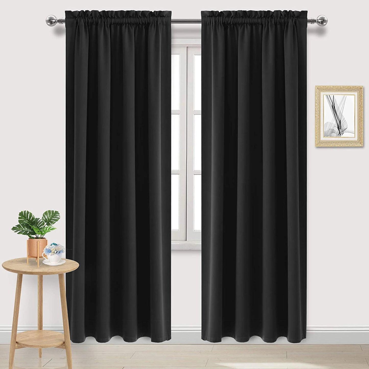 Blackout Curtain Panel For Living Room And Bedroom Thermal Insulated