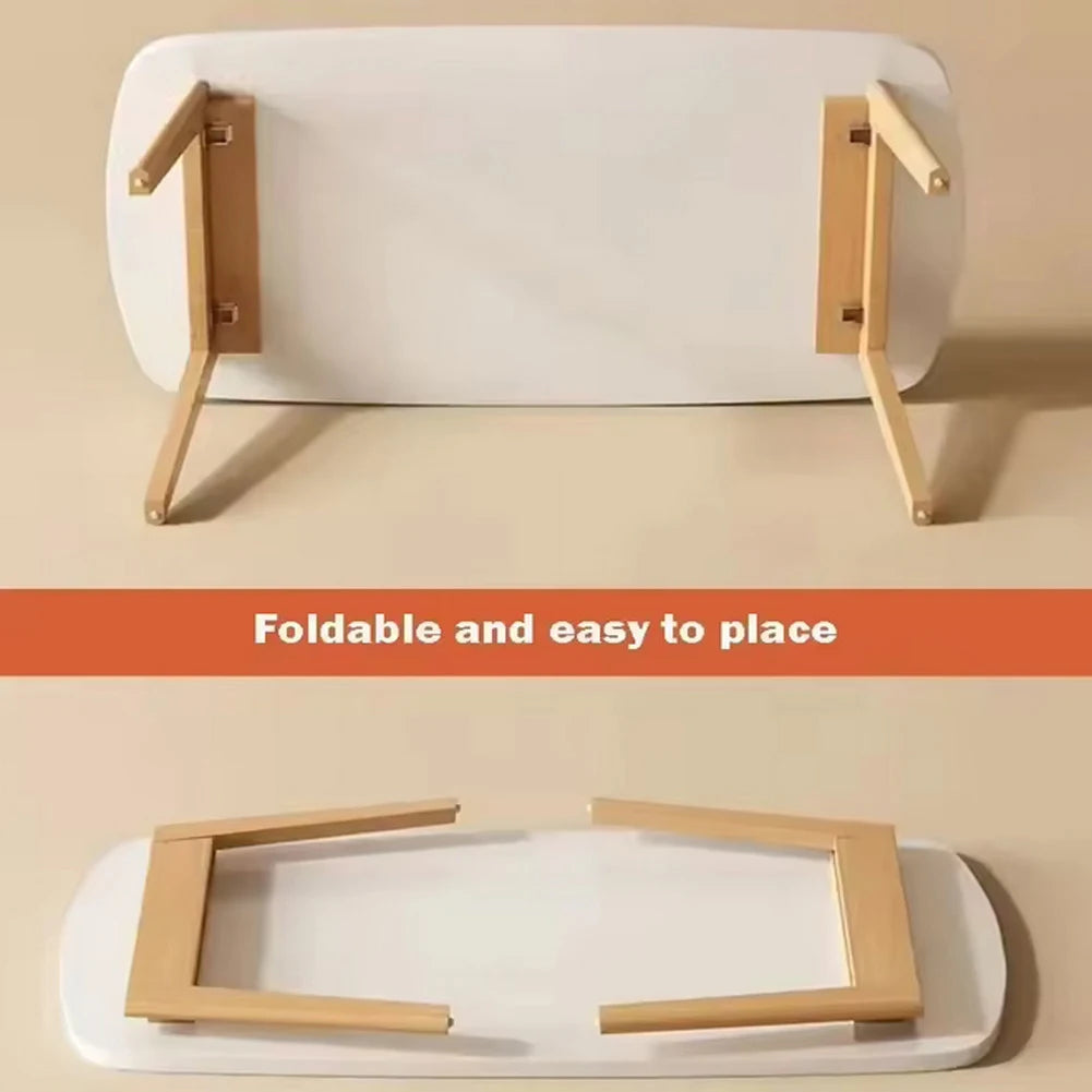 Studyset Folding Coffee Table for Small Spaces Portable Modern