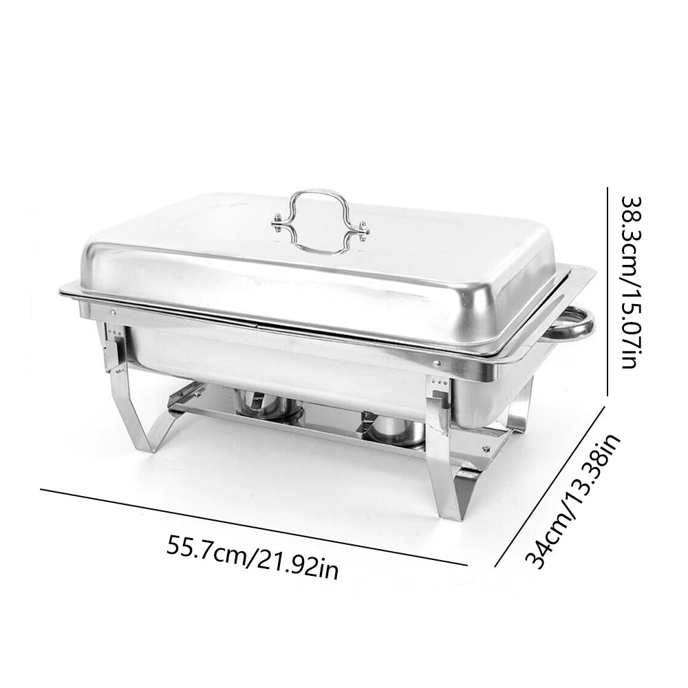 7.5L Stainless Steel Chafing Dish Warmer For Party Buffet