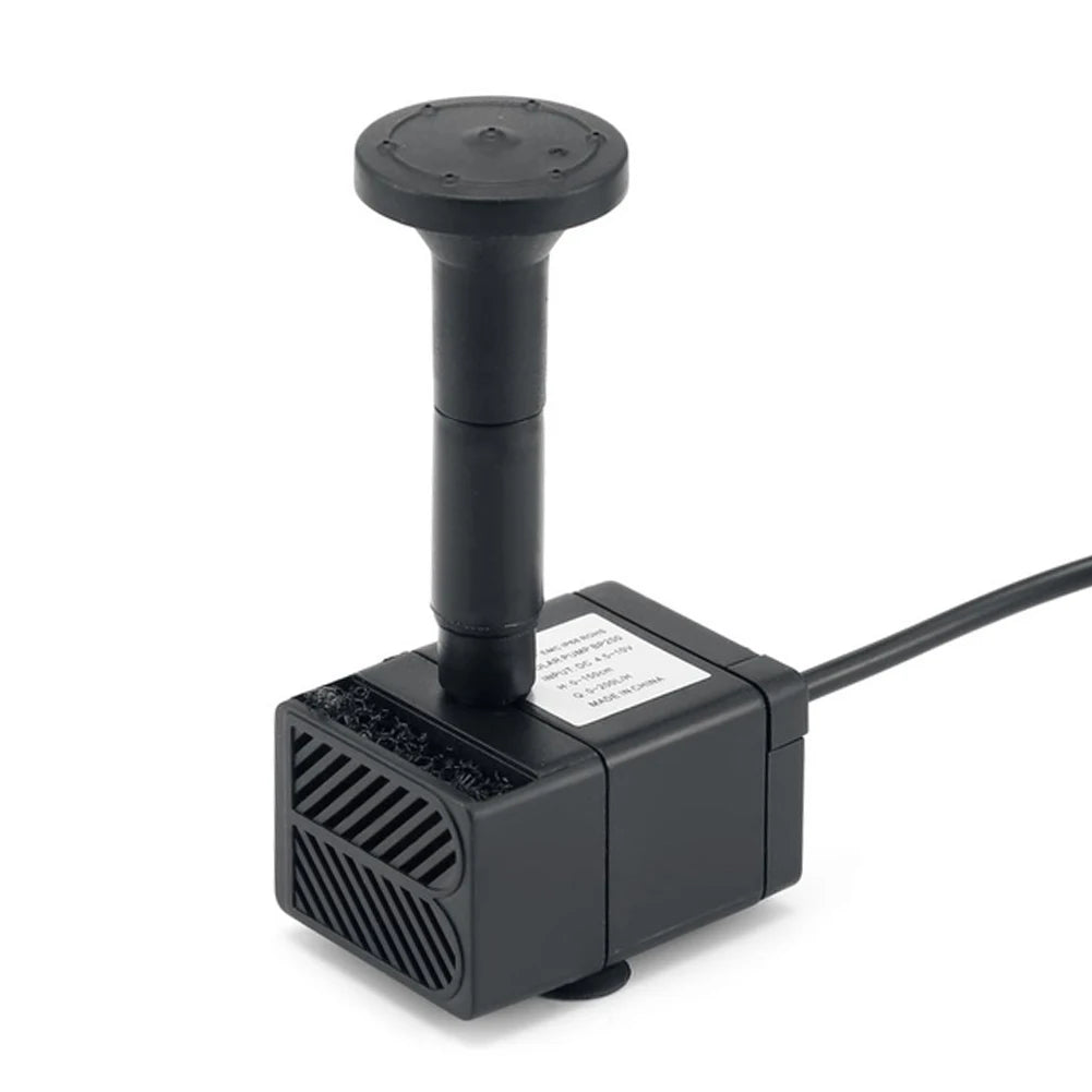 Solar Panel Fountain Pump Kit 5W 5V Water Feature 180Lph