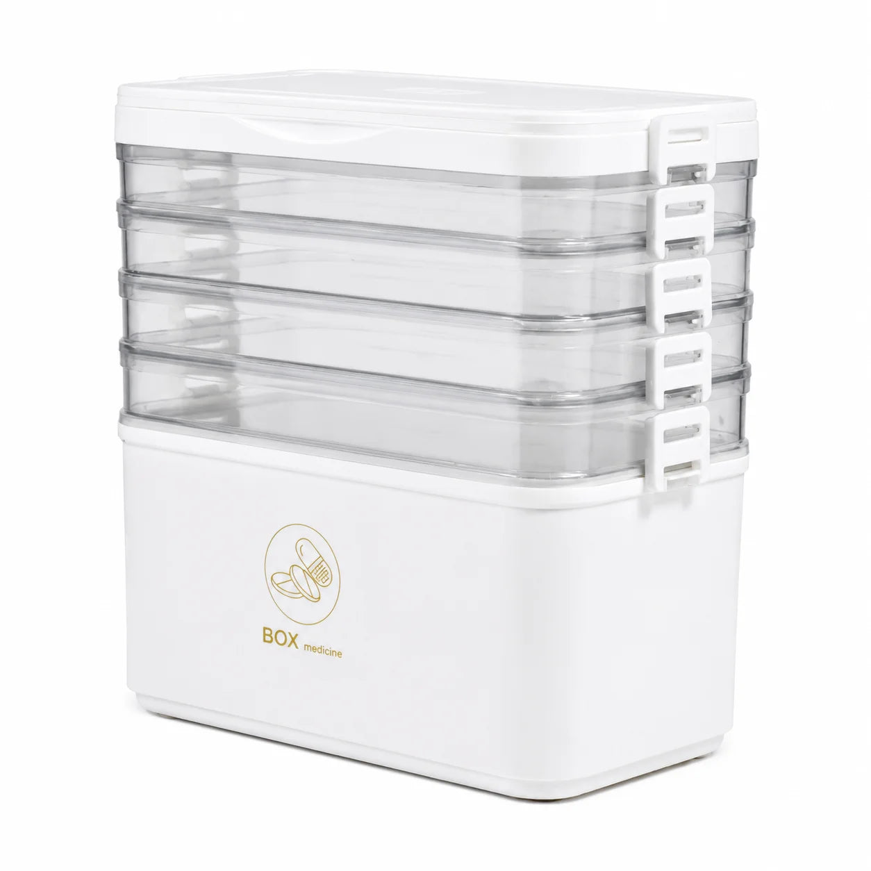 Large Capacity Stackable Storage Box Organizer For Home Office Use