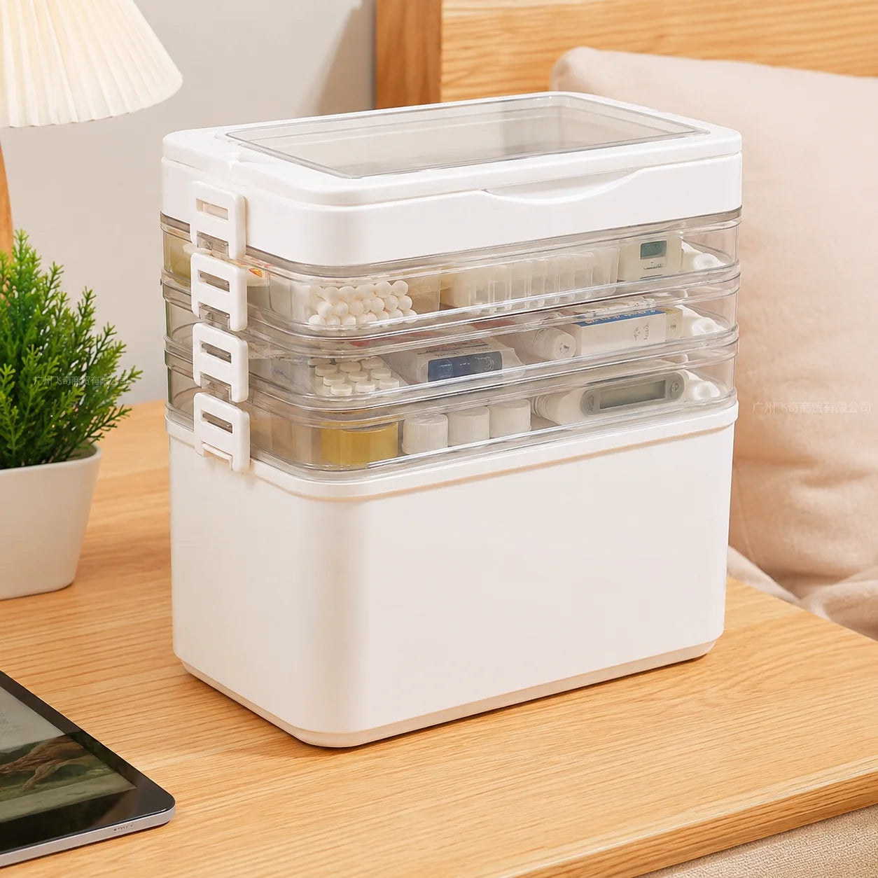 Large Capacity Stackable Storage Box Organizer For Home Office Use