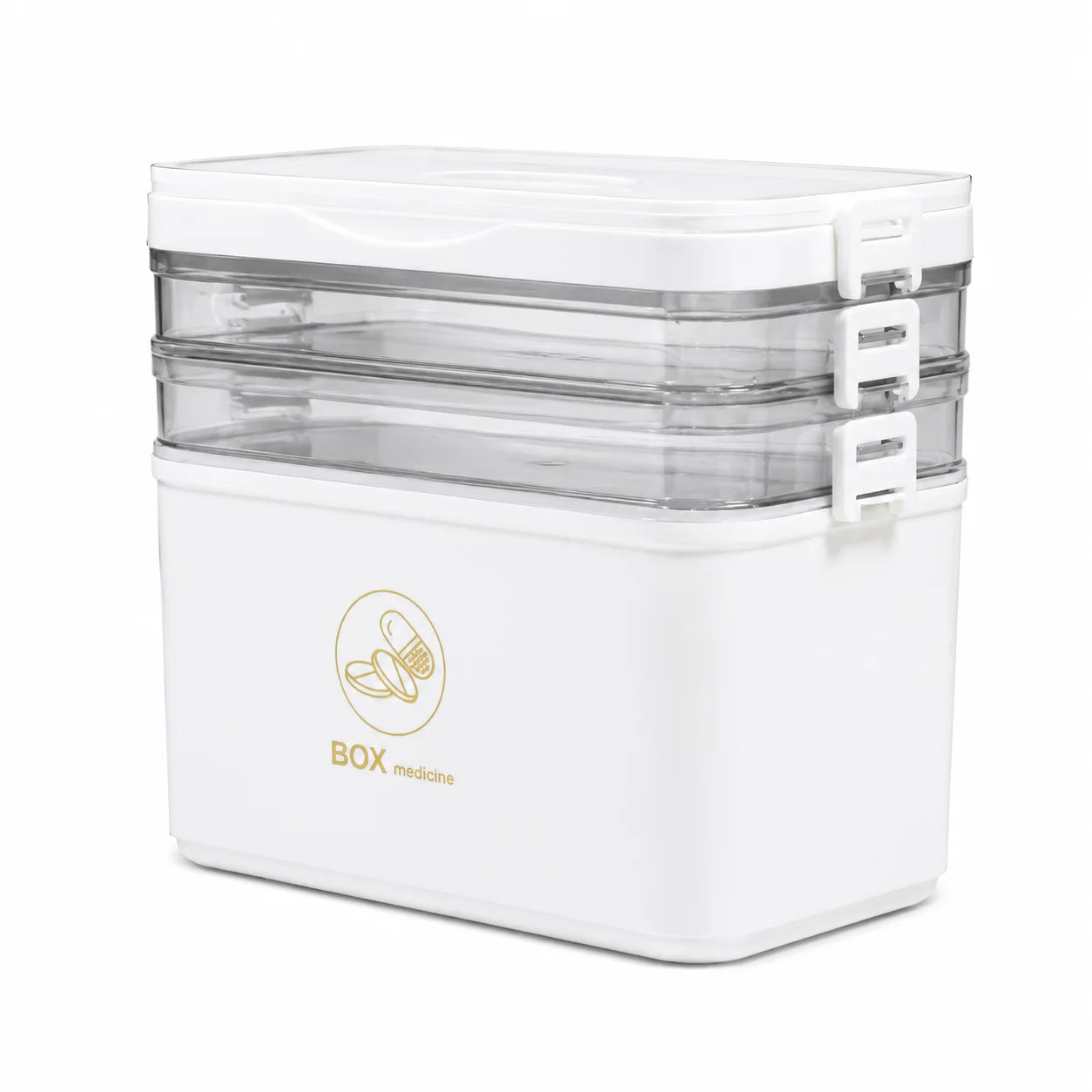 Large Capacity Stackable Storage Box Organizer For Home Office Use