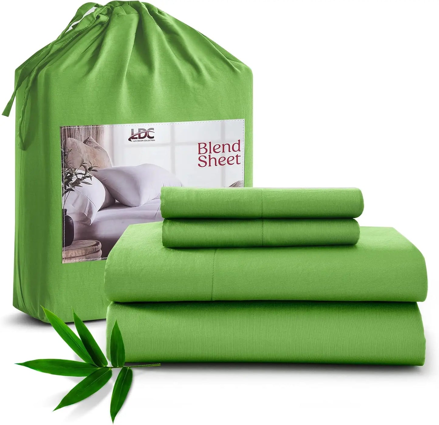 Lux Decor Collection Bamboo Viscose Sheet Set Soft And Breathable