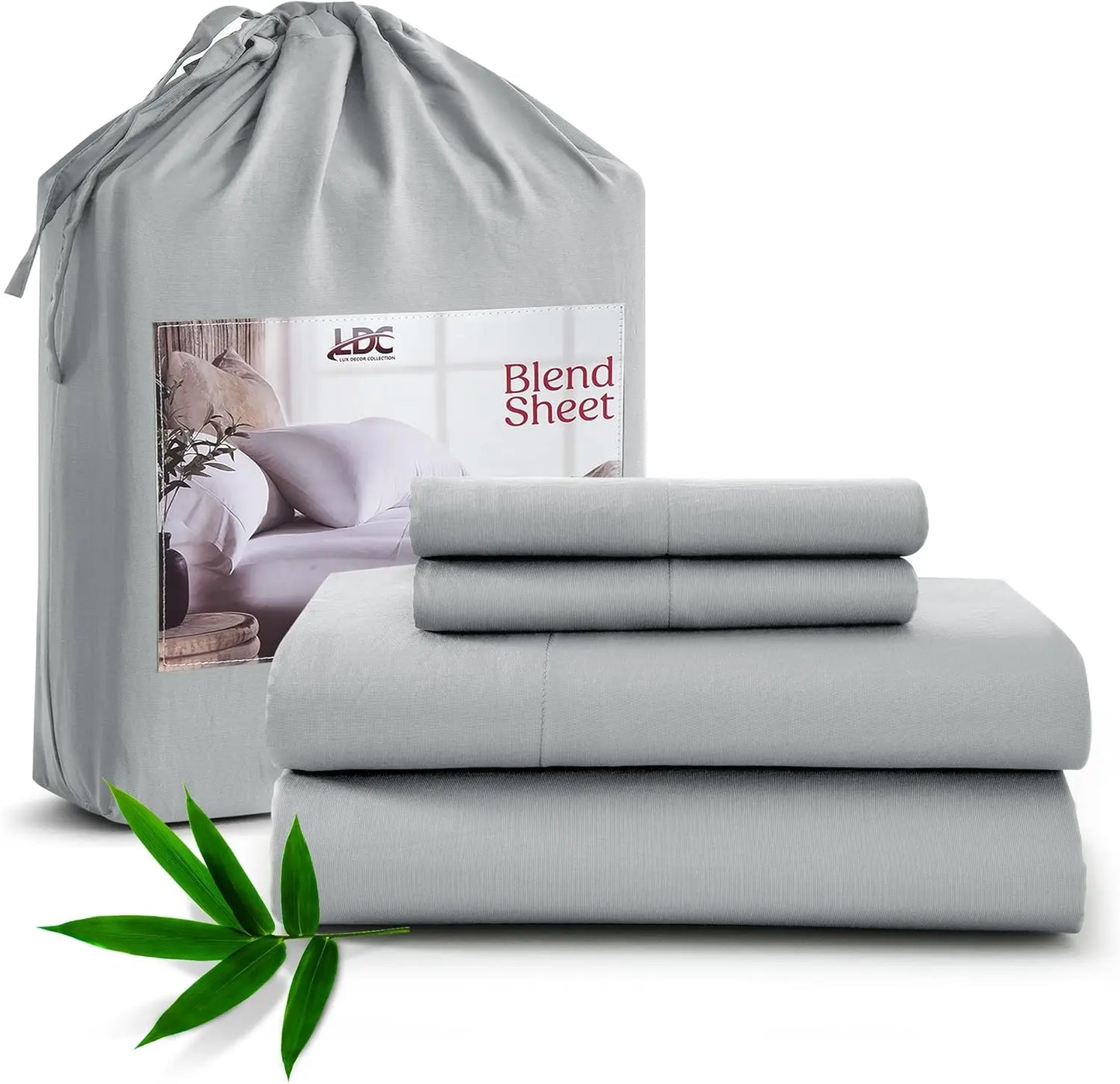 Lux Decor Collection Bamboo Viscose Sheet Set Soft And Breathable
