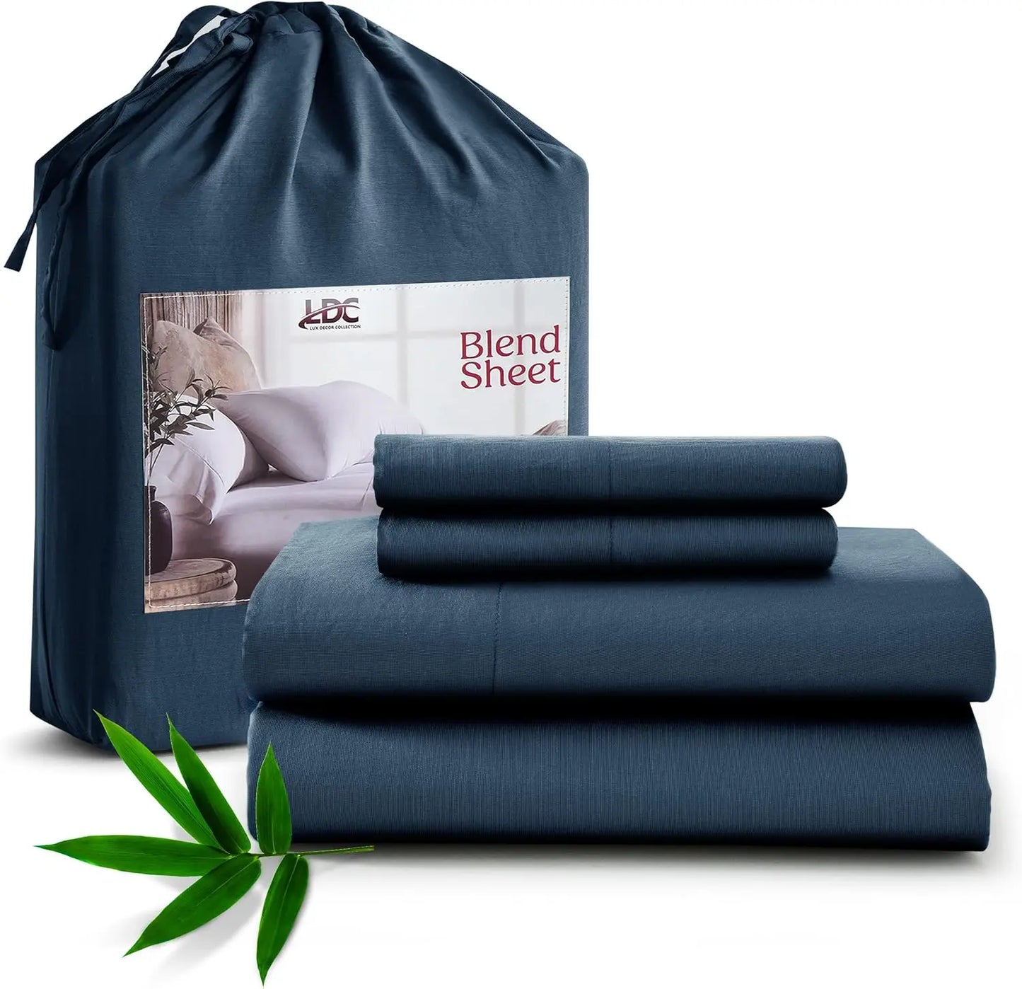 Lux Decor Collection Bamboo Viscose Sheet Set Soft And Breathable