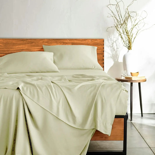 Lux Decor Collection Bamboo Viscose Sheet Set Soft And Breathable