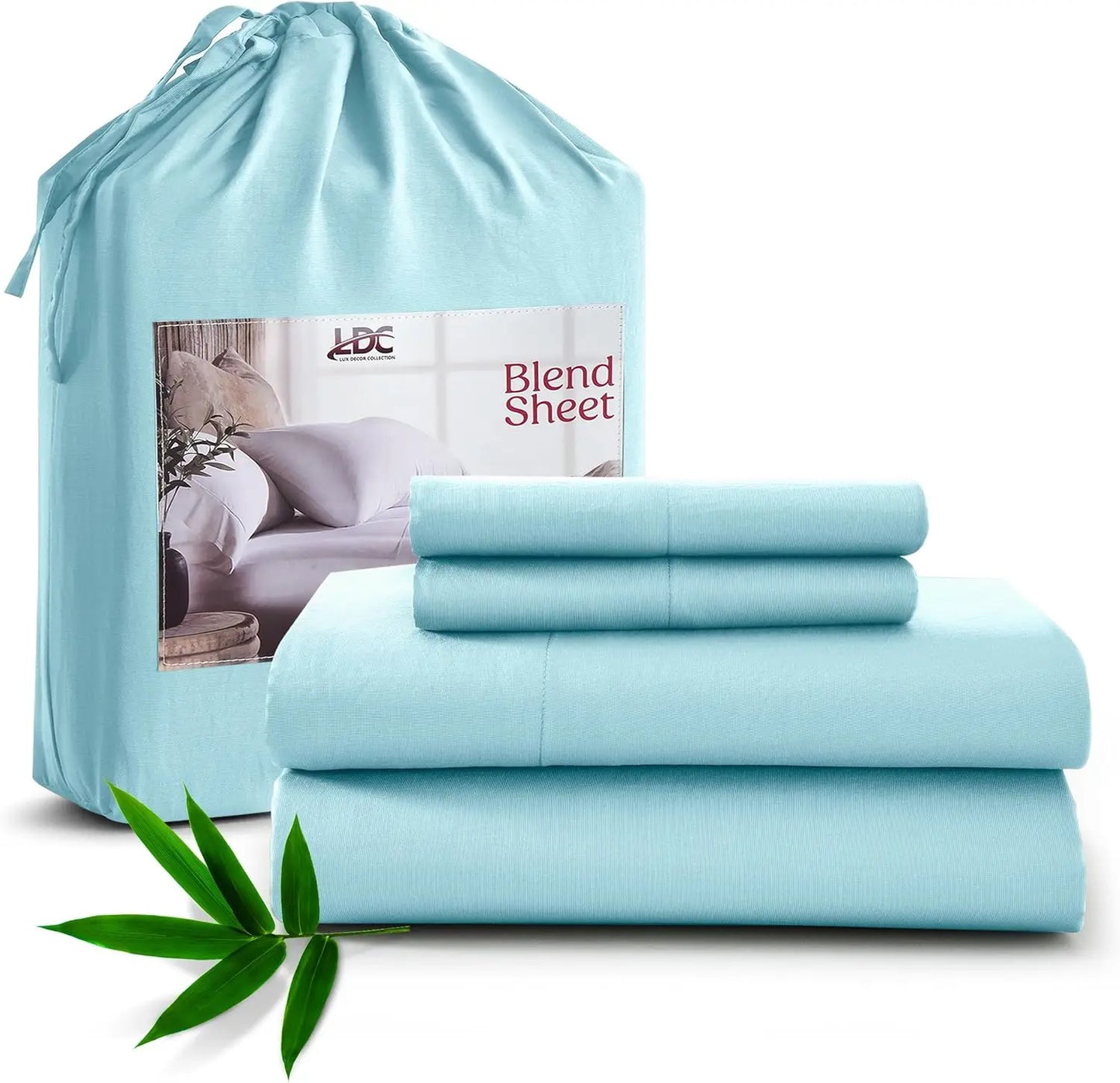 Lux Decor Collection Bamboo Viscose Sheet Set Soft And Breathable