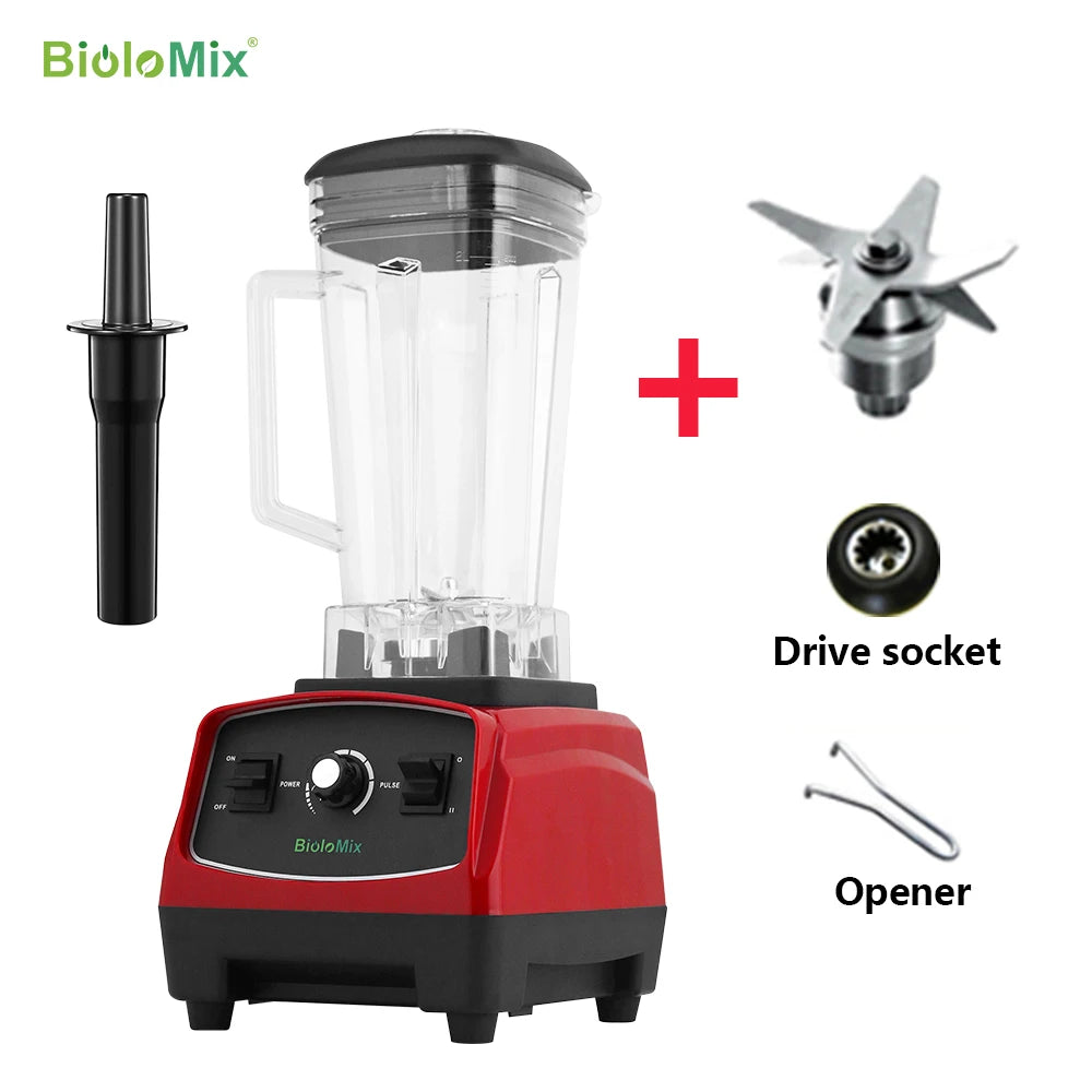 Biolomix Heavy Duty Blender Processor 3HP 2200W For Commercial Use