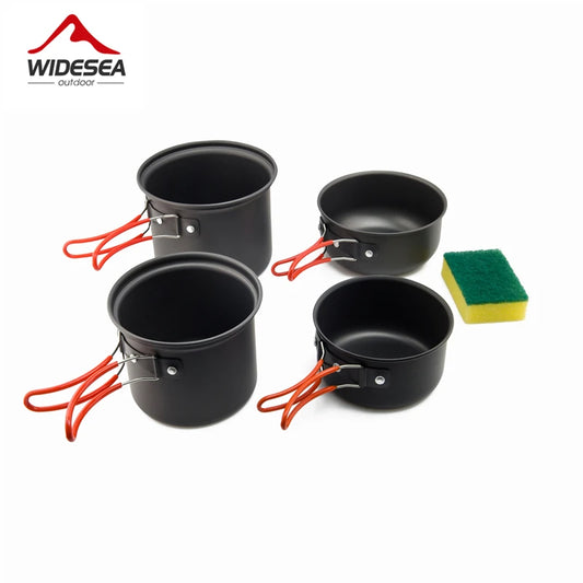 Widesea Ultralight Camping Cooking Utensils Pot Set