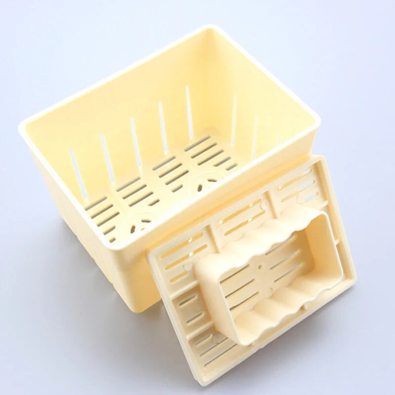 Plastic Tofu Press Mould Kit With Cheese Cloth Homemade Tofu
