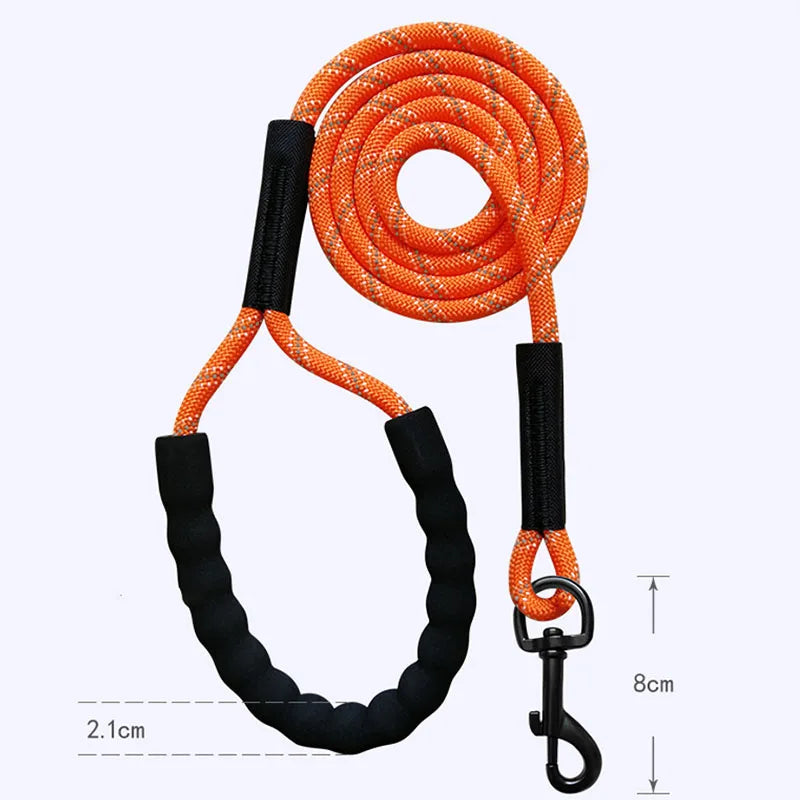 Reflective Nylon Dog Leash For Training And Walking