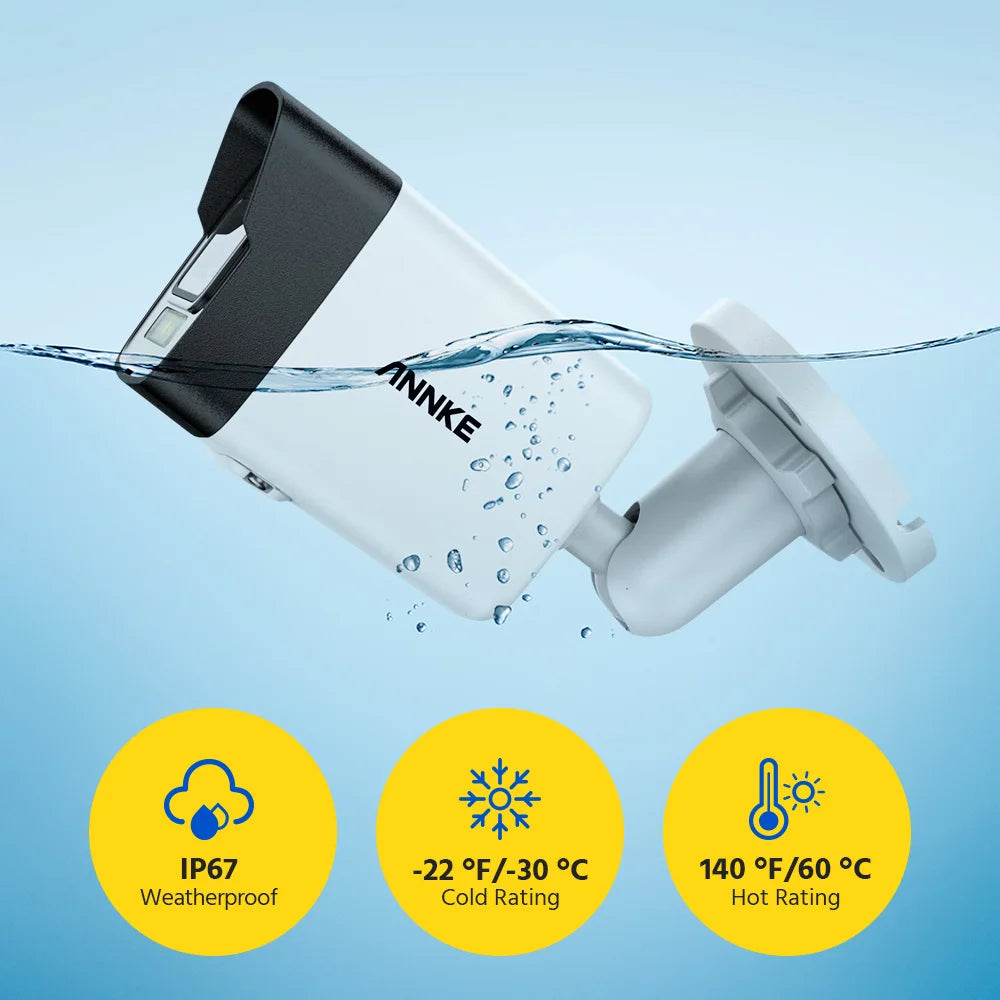 ANNKE 4K Smart Dual Light Network Camera Built In Microphone