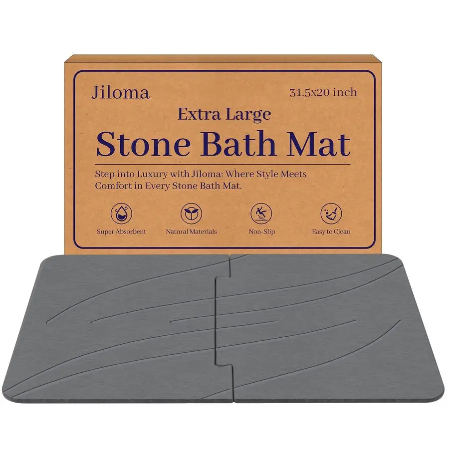 Diatomaceous Earth Bath Mat Non Slip Quick Dry Bathroom Floor