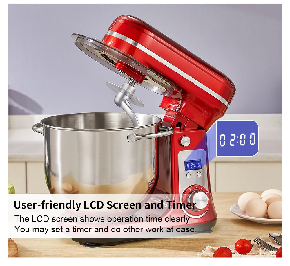 Biolomix Kitchen Stand Mixer And Blender Quiet DC Motor Six Speed