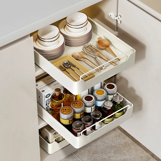 TWISTER.CK Pull Out Cabinet Organizer With Adhesive Film