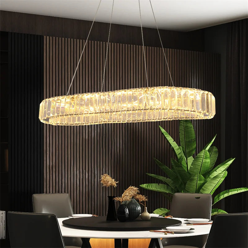 Modern Crystal Chandelier For Dining And Living Rooms