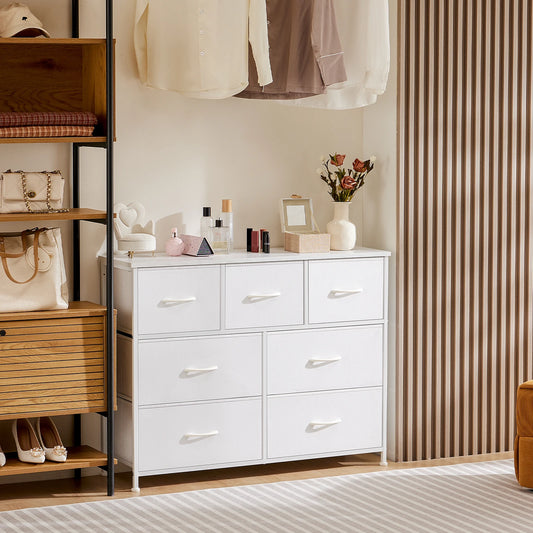 JHK Wardrobe For Bedroom With Fabric Drawers And Storage Cabinet