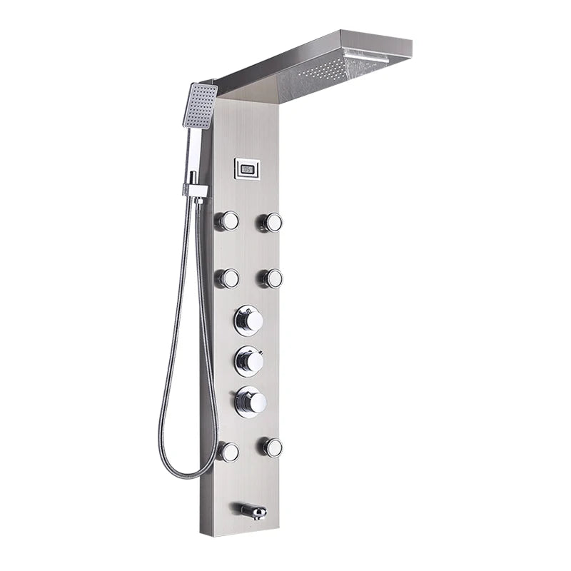 Shinesia Luxury Led Shower Panel Spa Massage Jet System