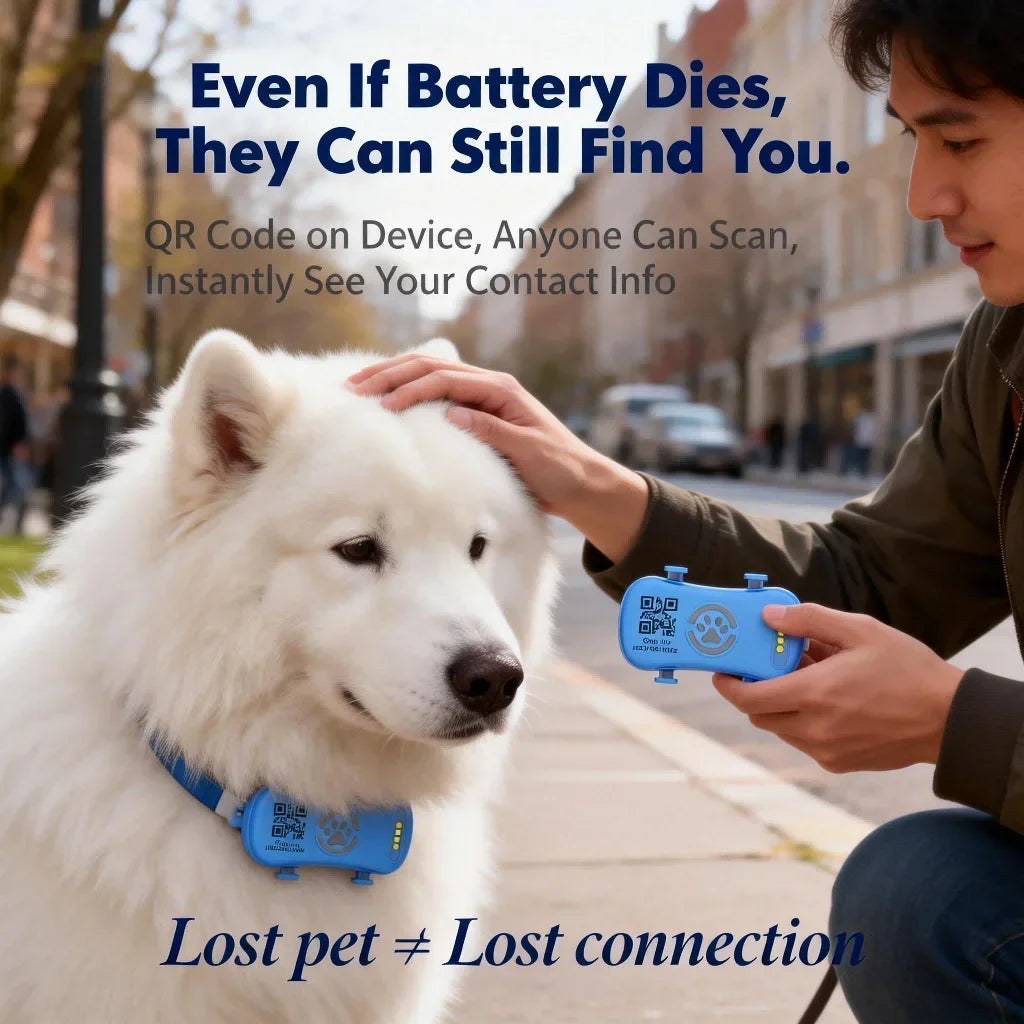 WANWAYTECH GPS Pet Tracker for Dogs and Cats With IoT SIM Connectivity