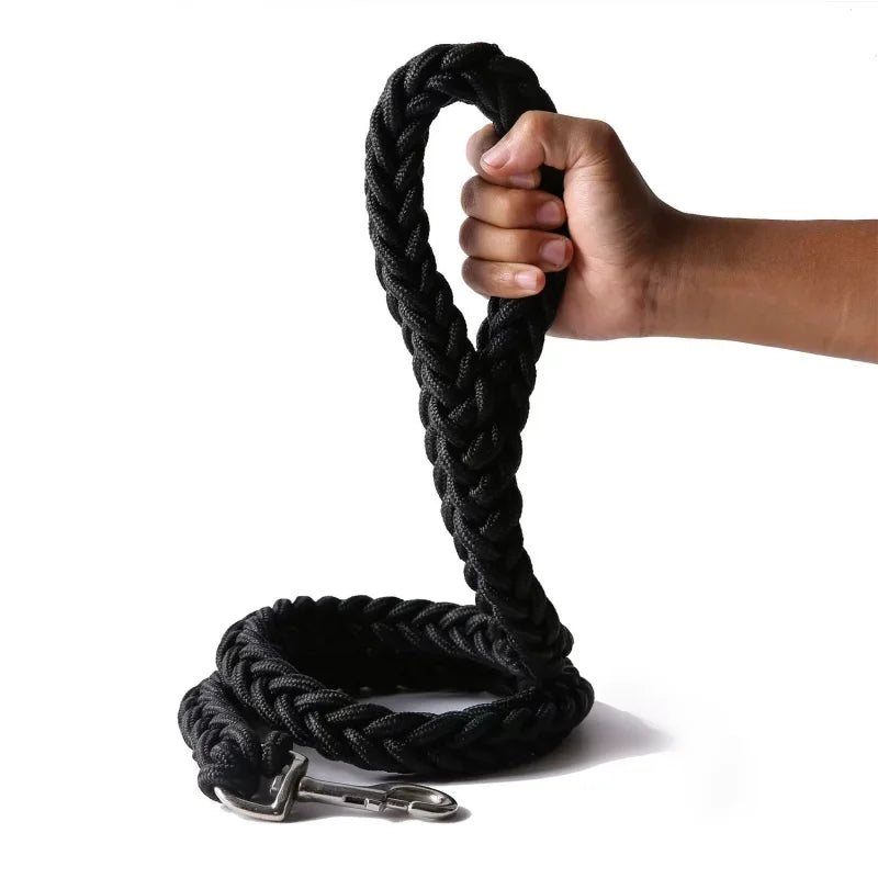 Nylon Braided Dog Leash Traction Rope For Large Breeds