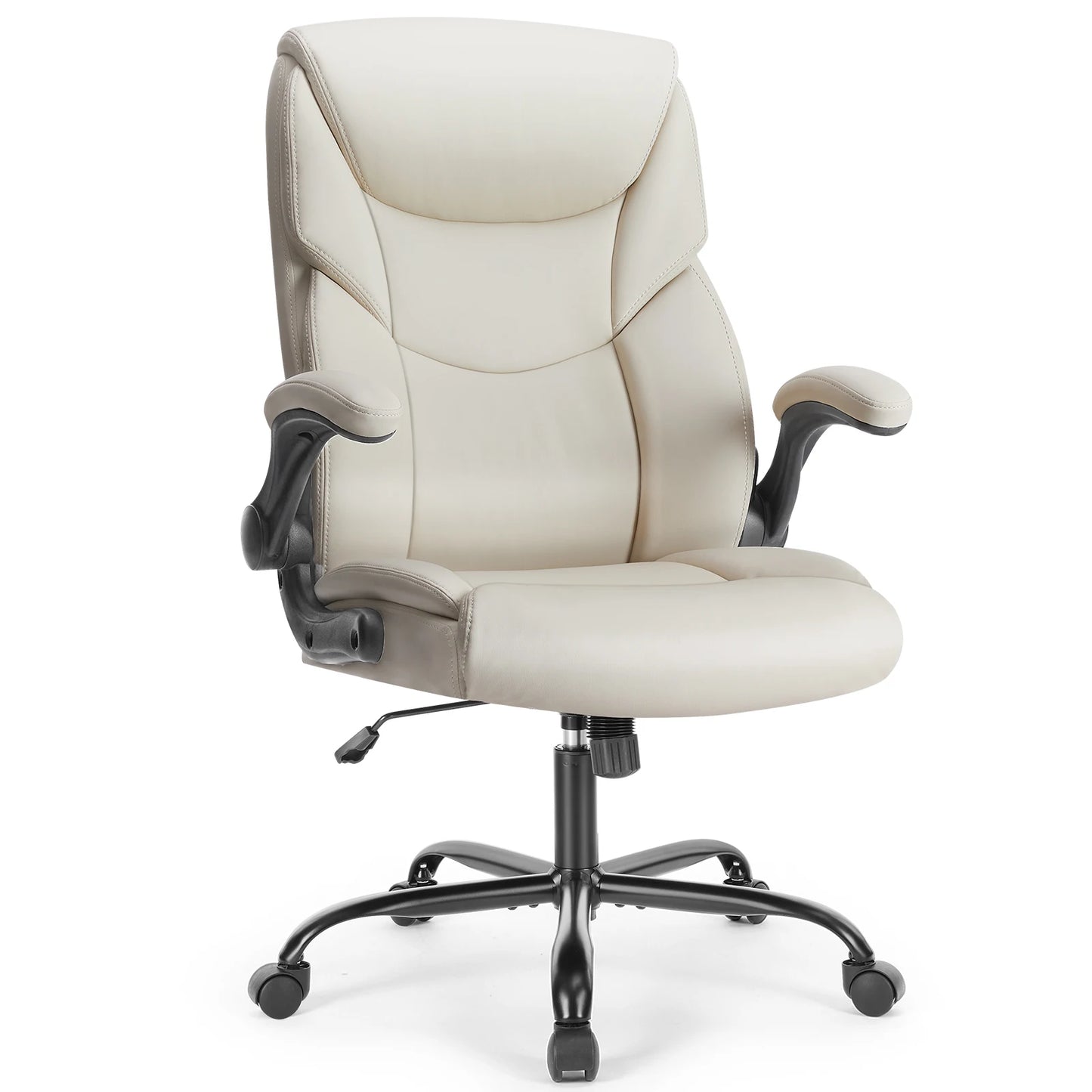 JHK Heavy Duty Ergonomic Office Chair With Flip Up Arms