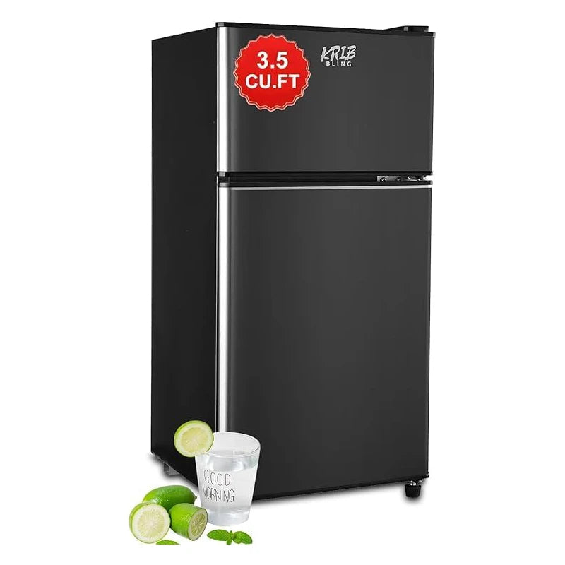Krib Bling Compact Mini Fridge With Freezer