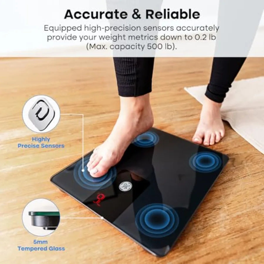 Digital Bathroom Scale 500lb Heavy Duty Weighing Machine