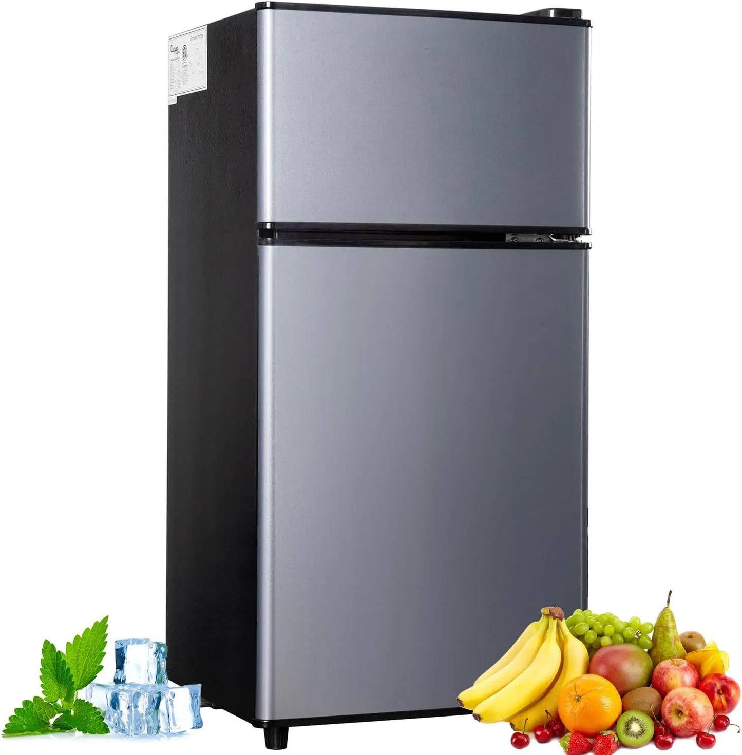 Krib Bling Compact Mini Fridge With Freezer