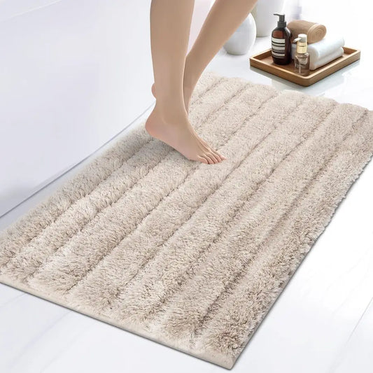 Absorbent Non Slip Bath Rug For Shower Bathtub Sink