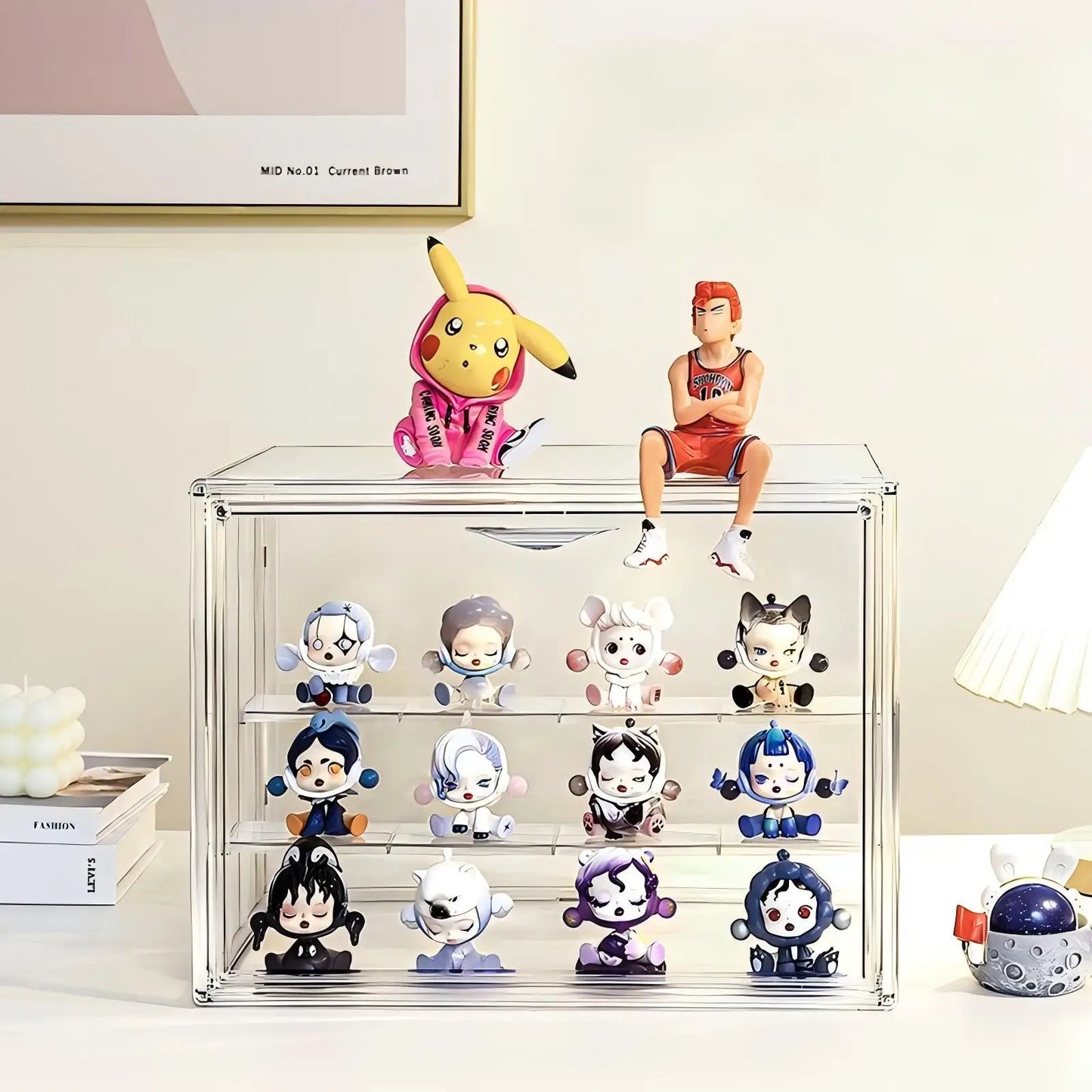 Acrylic Display Box Stackable Storage Case For Collectibles And Cosmetic Figures