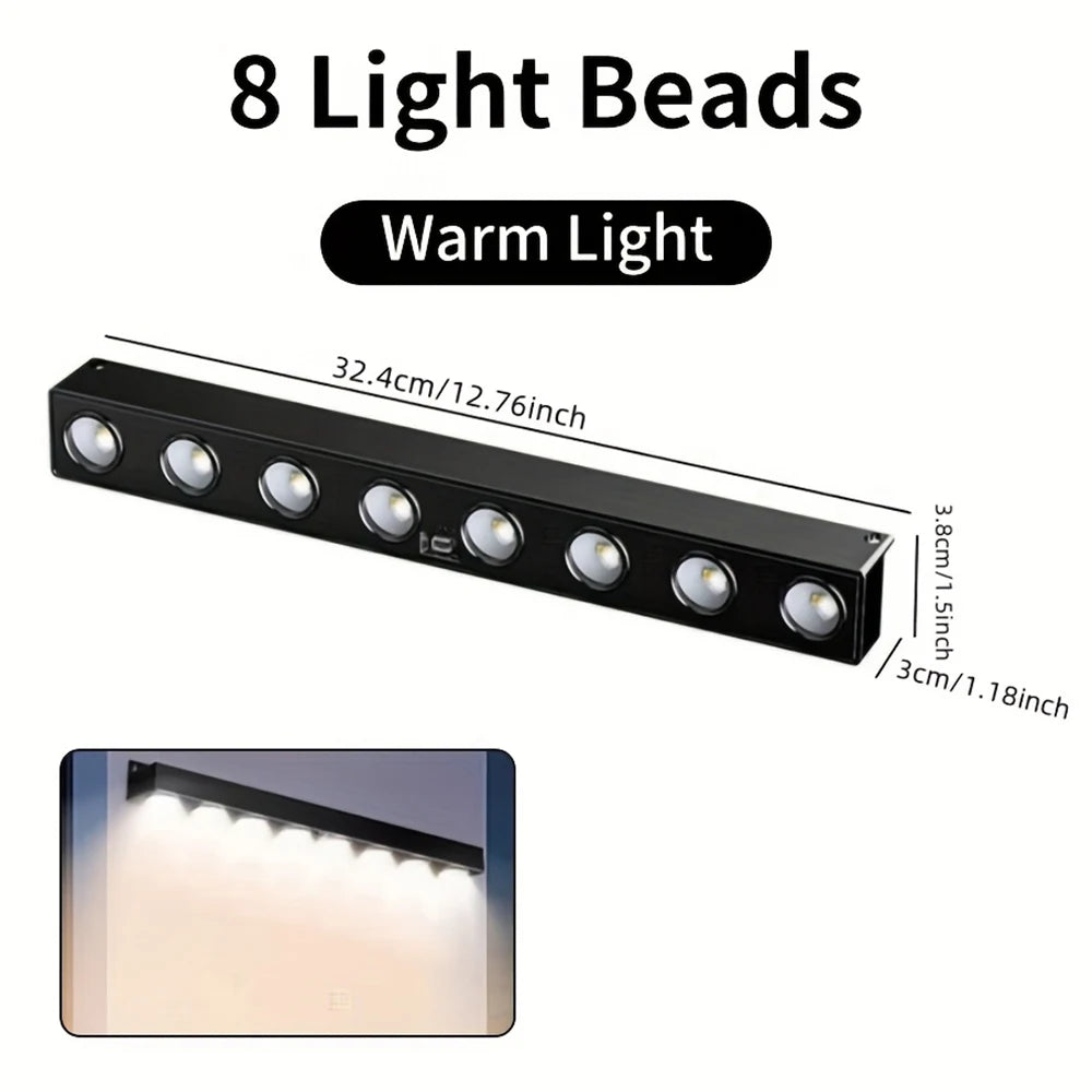 Two Pack Solar Wall Lamp Outdoor Waterproof Garden Light Mailbox