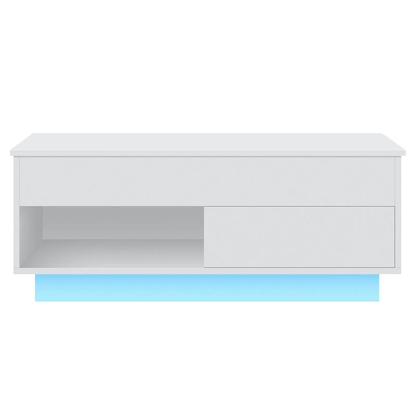 Hommpa LED Lift Coffee Table With Height Adjustment