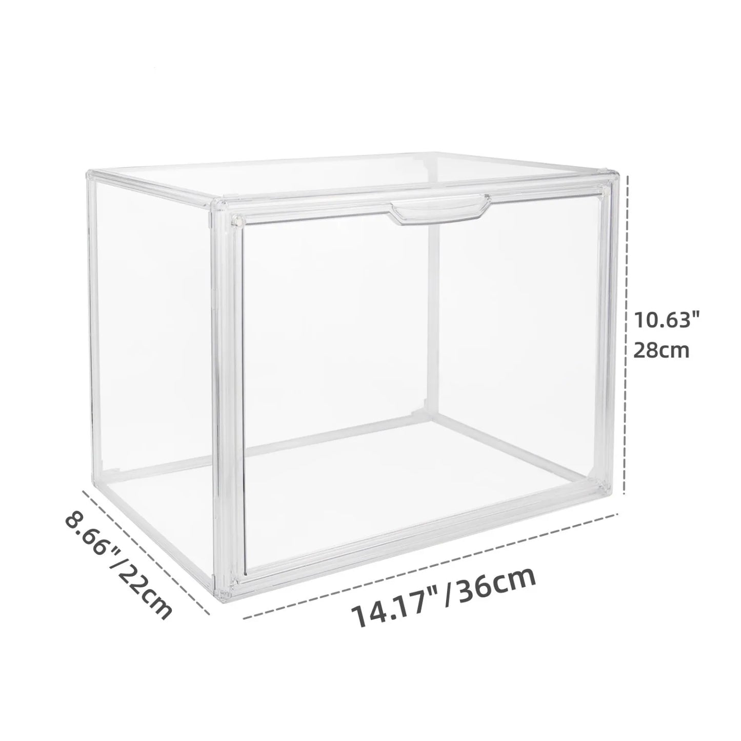Acrylic Display Box Stackable Storage Case For Collectibles And Cosmetic Figures