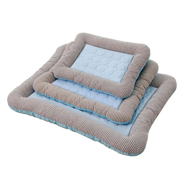Cooling Pad Bed for Dogs and Cats Breathable Ice Silk Mat