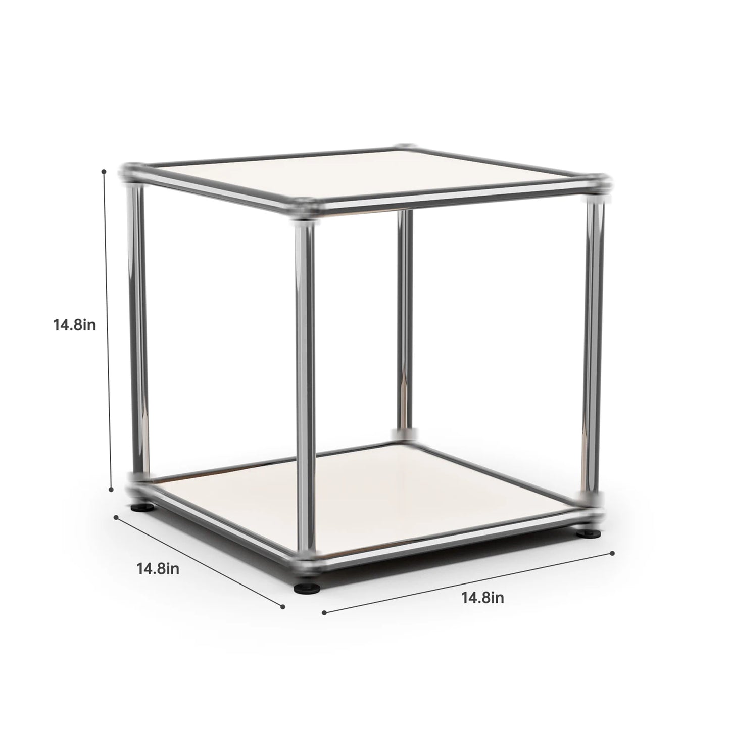 Stainless Steel Storage Cabinet Organizer and TV Stand for Living Room