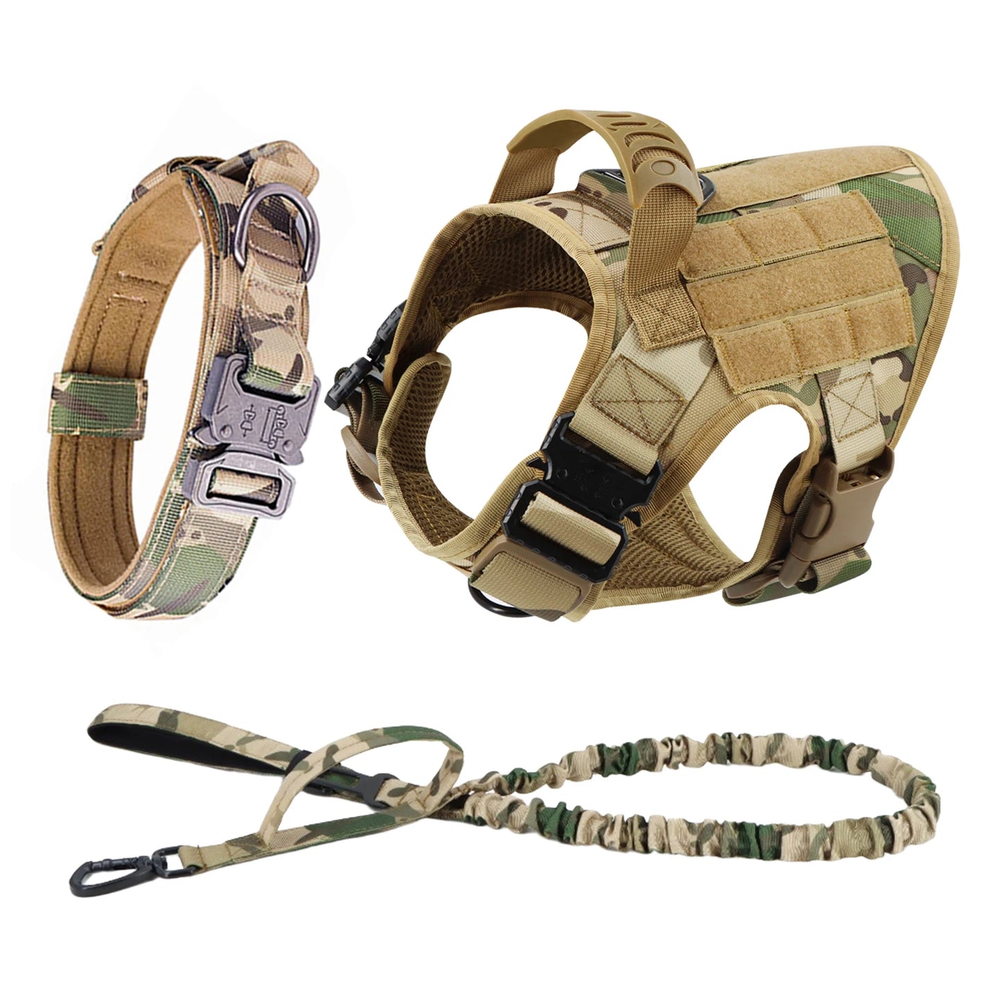 Nylon Dog Harness And Leash Set Training Vest And Collar