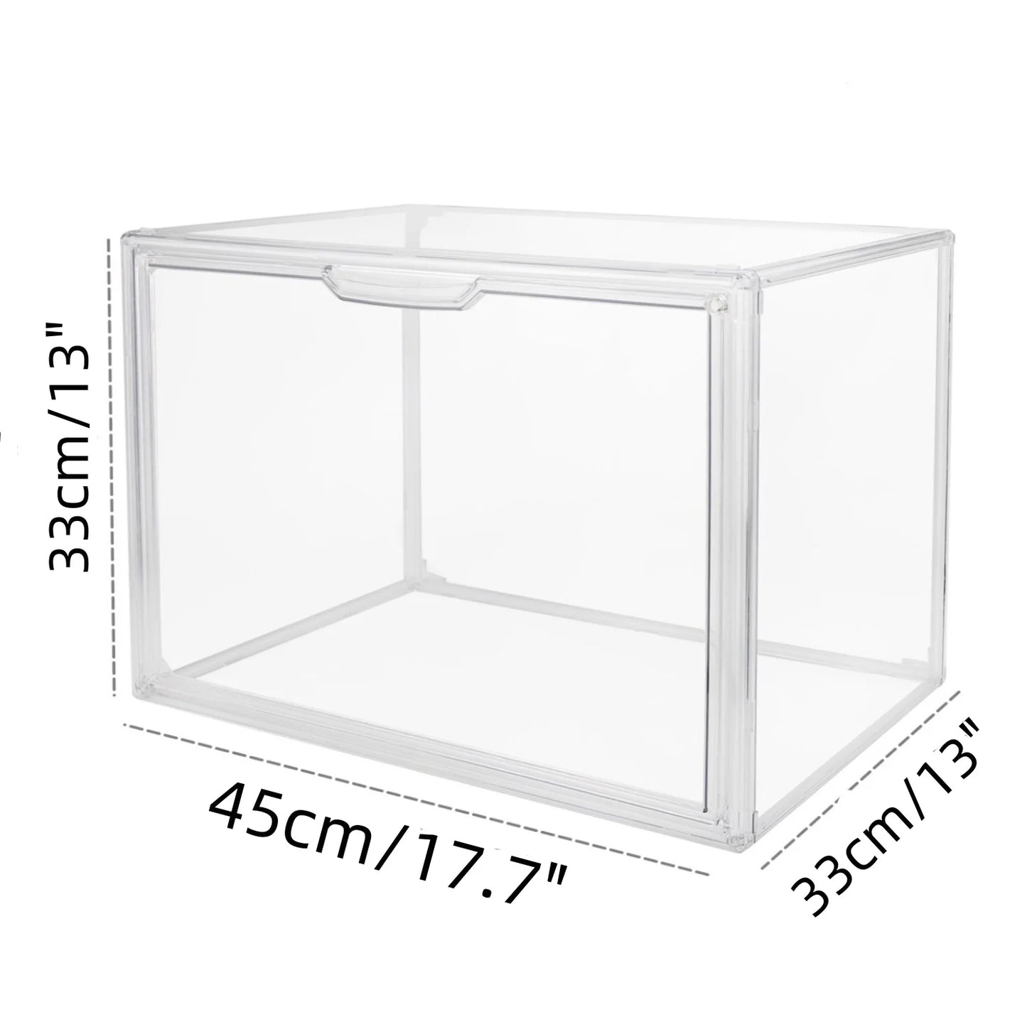 Acrylic Display Box Stackable Storage Case For Collectibles And Cosmetic Figures