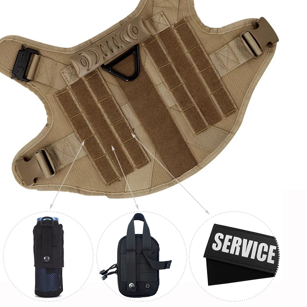 Nylon Dog Harness And Leash Set Training Vest And Collar