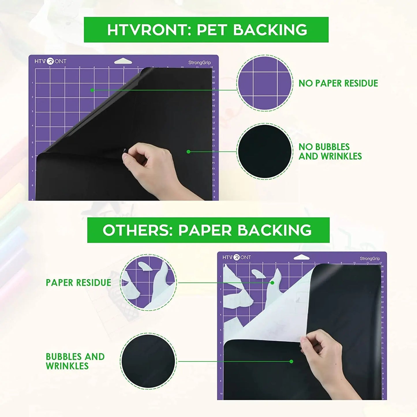 HTVRONT Vinyl Roll Pack for Cricut Craft Diy Projects