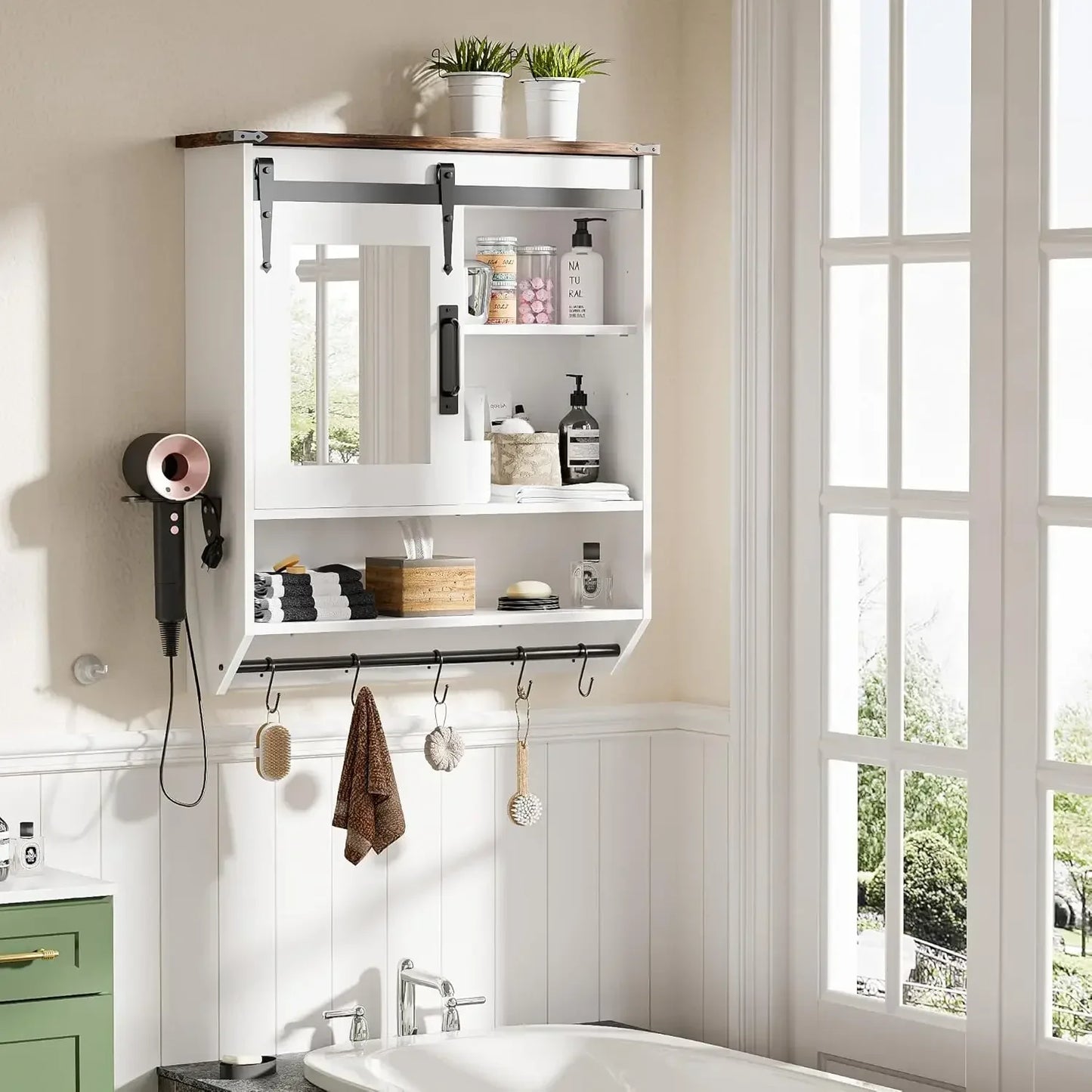 Bathroom Medicine Cabinet With Mirror Wall Mounted Vanity Cabinet
