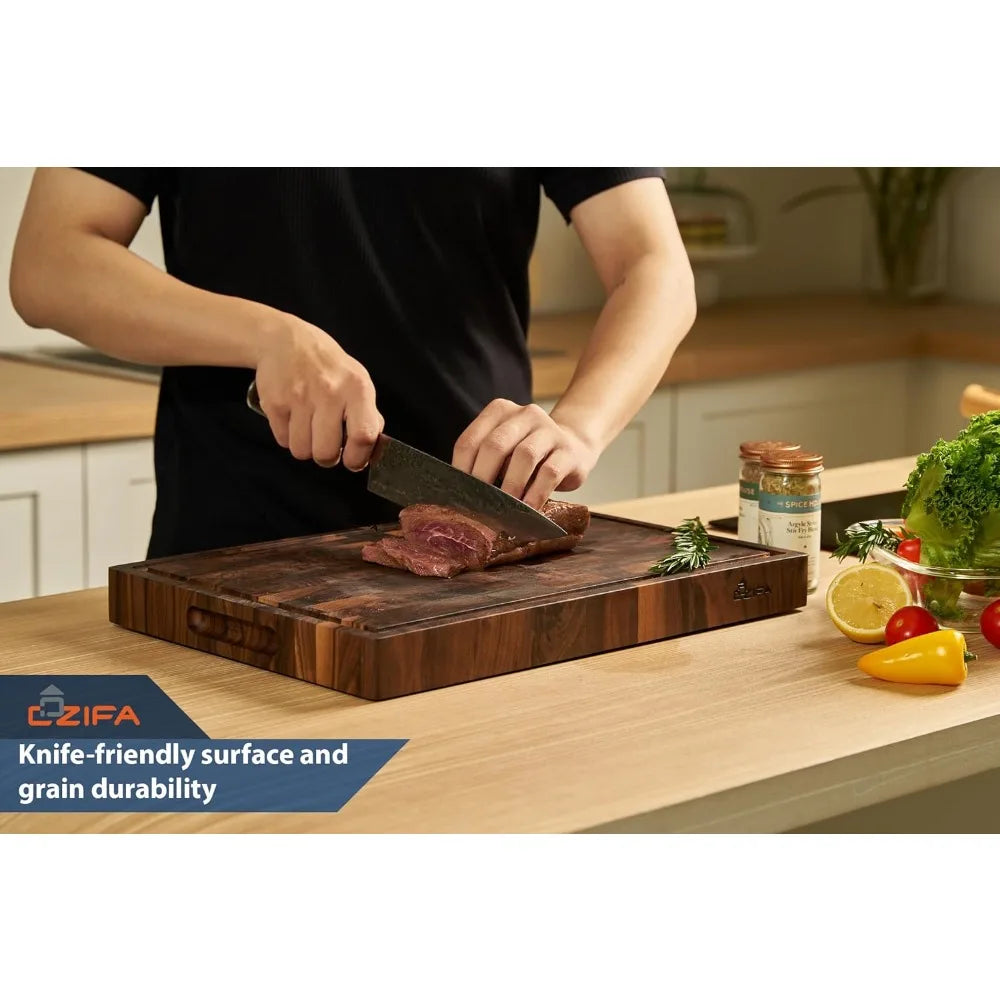 RBXC American Walnut Cutting Board With Juice Groove