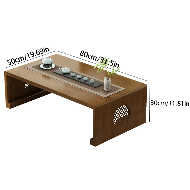 Japanese Style Foldable Coffee Table For Floor Use